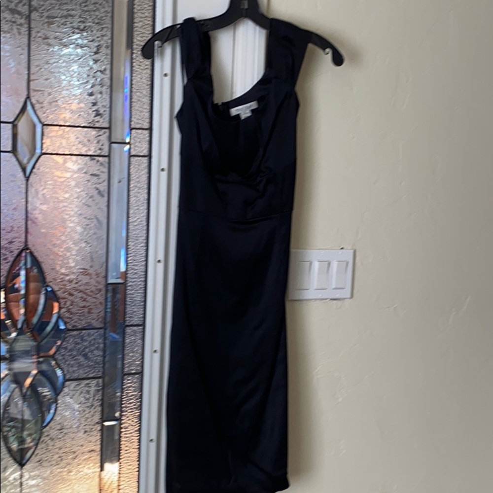 Black mini dress